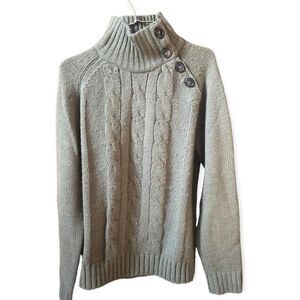 Celio SZ M grey cable knit sweater